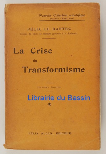 Crise transformisme - la, du