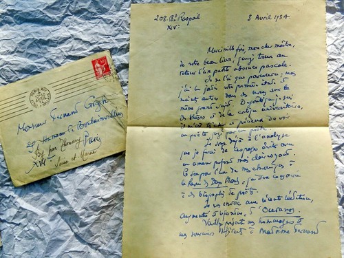 Dantec lettre autographe - le,